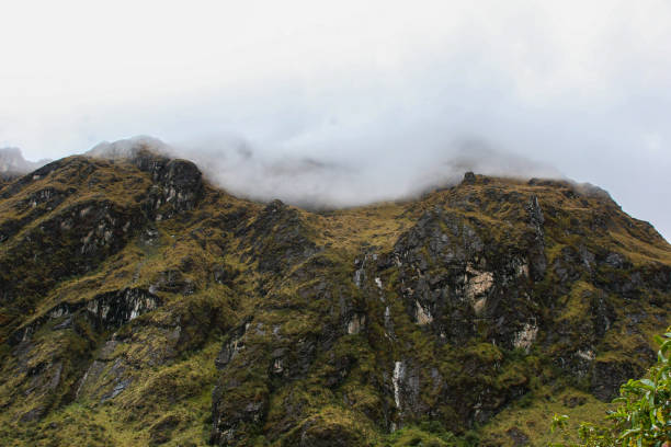 istock Stone rocky Andes and clouds. 997630160