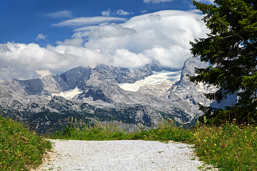 Road to Dachstein glacier, Austria