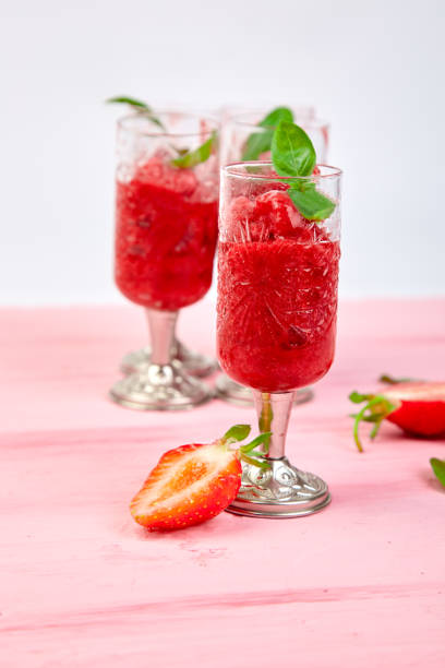 istock Summer refreshing strawberry granita 997677088