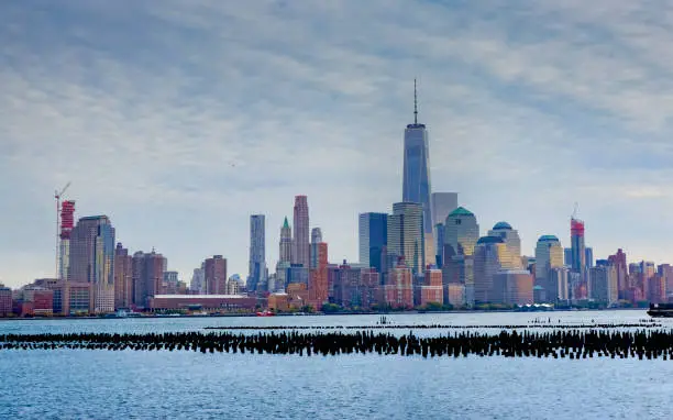 Ever evolving skyline of New York City as seen from Hoboken