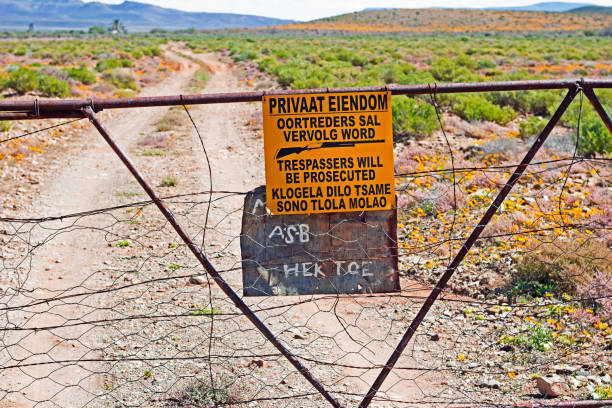 istock No trespassers gate in South Africa 997685798