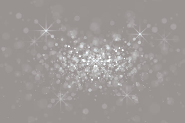 bokeh licht grauen hintergrund - backgrounds blank winter design element stock-grafiken, -clipart, -cartoons und -symbole