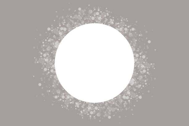 licht grau bokeh hintergrund - white background horizontal selective focus silver stock-grafiken, -clipart, -cartoons und -symbole