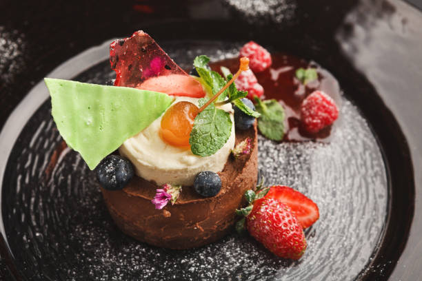 istock Exclusive mousse dessert served at restaurant 997697974