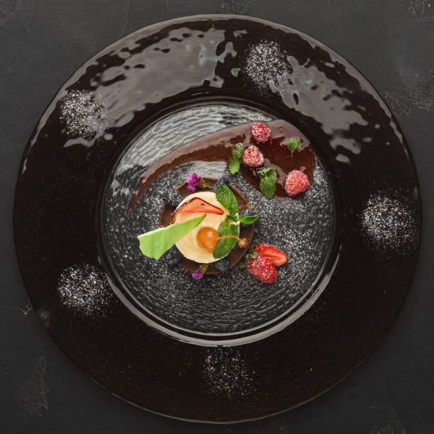 istock Exclusive mousse dessert served at restaurant 997698630