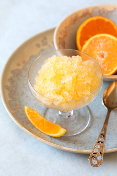 istock Orange granita, frozen summer dessert 997705100