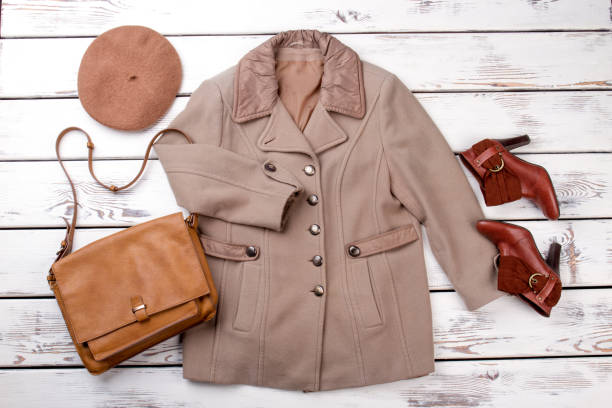 istock Concept of brown winter clothing. 997708400