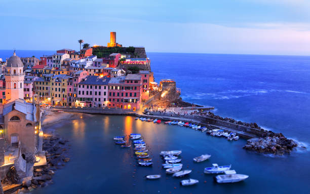 istock Vernazza vilagge illuminated at dusk, Italy 997710830