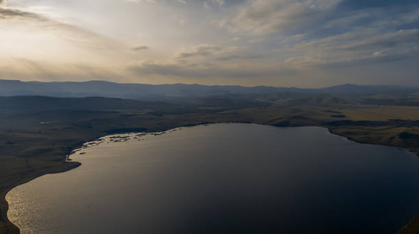 montañas en las cercanías del lago de bannoe, república de bashkortostán, rusia - south ural fotografías e imágenes de stock