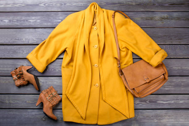 istock Top view warm colourful women's look. 997736978