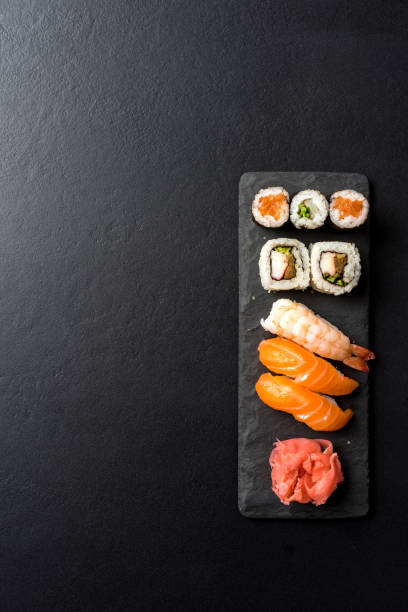 istock Japanese sushi. Close up 997765720
