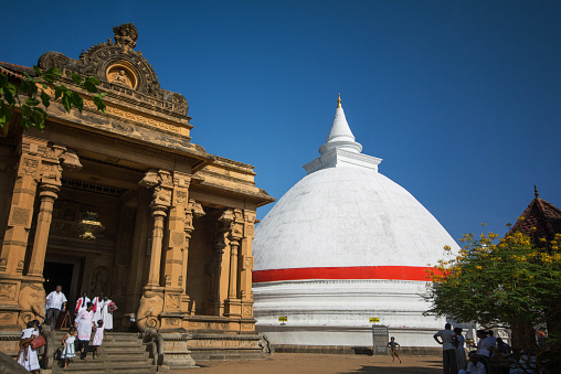 Kelaniya, Sri Lanka, April 15th 2016- Temple to have been hallowed during the third and final visit of the Lord Buddha to Sri Lanka in 500 BCE