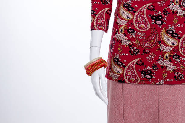 istock Close up braceletes on mannequin hand. 997791018