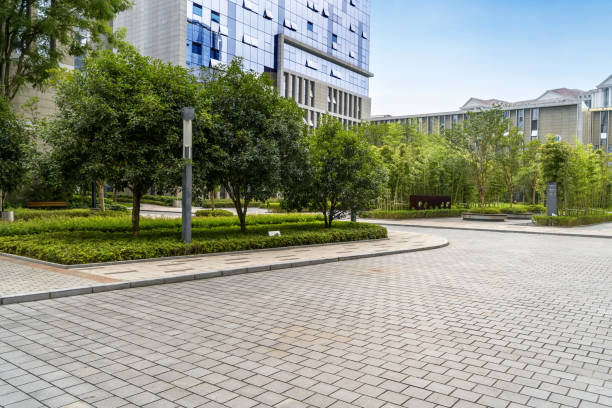 istock Empty floor and modern office building in Science and Technology Park ,chongqing,china 997792604