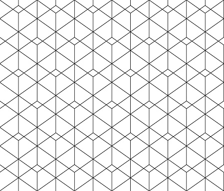 White triangle tiles texture, seamless pattern graphic background. illustration