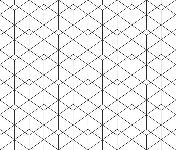 white triangle tiles texture, seamless pattern graphic background. illustration - seamless brick repetition pattern imagens e fotografias de stock