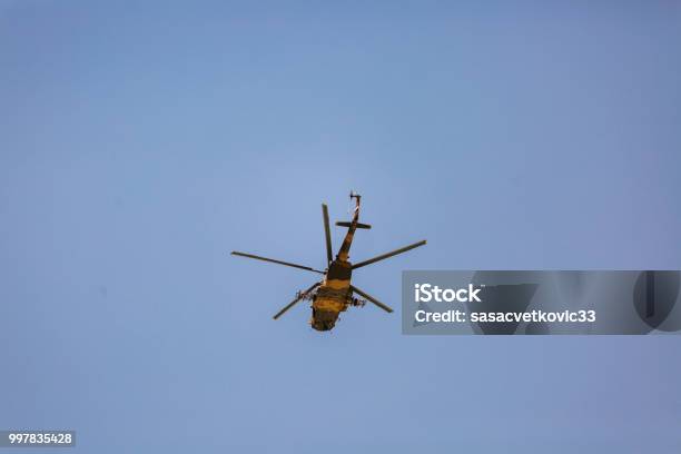 Military Gunships Flying Stock Photo - Download Image Now - Helicopter, Air Force, Air Vehicle