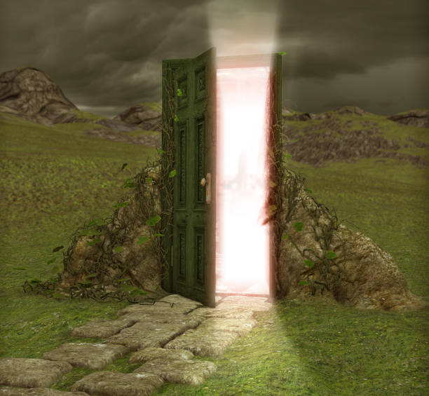 istock Magical Door Doorway into another World 997839488