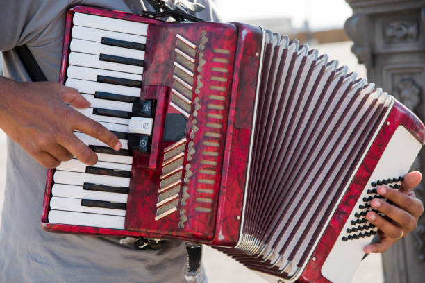 accordion player - polka dancing imagens e fotografias de stock