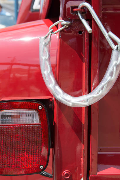 istock close up of chain and tailgate 997883174