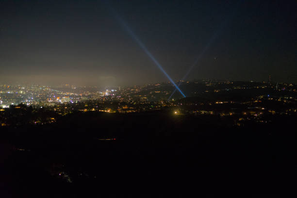 istock Los Angeles night view in the Griffith Observatory 997883362