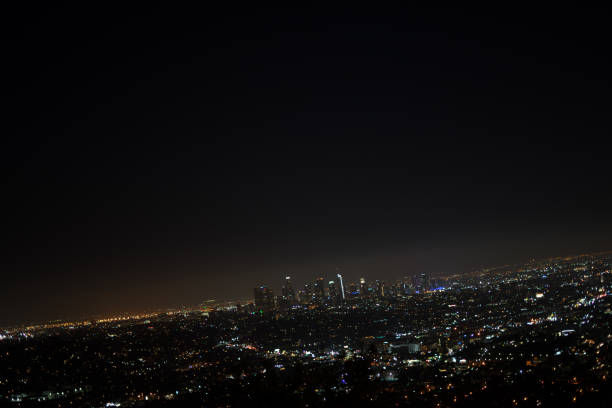 istock Los Angeles night view in the Griffith Observatory 997884444
