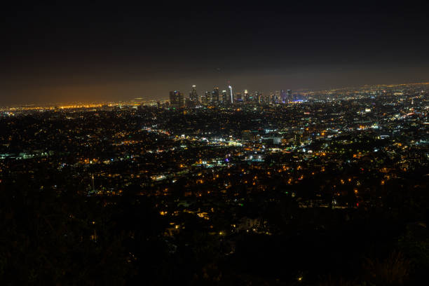 istock Los Angeles night view in the Griffith Observatory 997884610