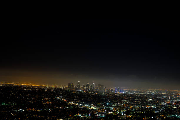 istock Los Angeles night view in the Griffith Observatory 997887478
