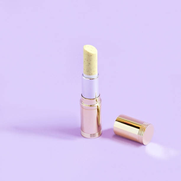 istock Creative idea: white chocolate candy with nuts in tube instead of lipstick 997937794