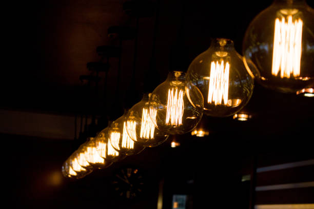 istock Luxury beautiful retro edison light lamp decor 997938076