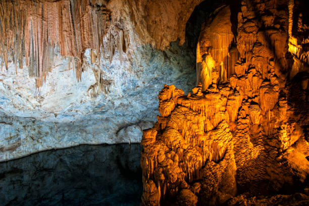 istock Stalactites and stalagmites in a cave in Turkey 997949662