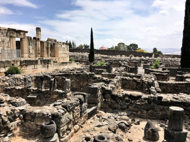 A view of the Capernaum in Israel