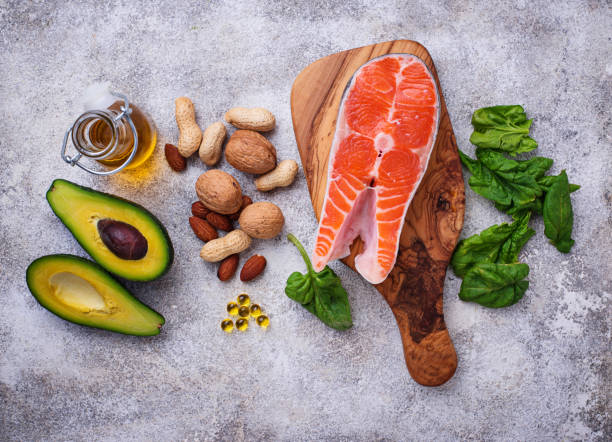 istock Selection of healthy fat and omega 3 sources. 997956342