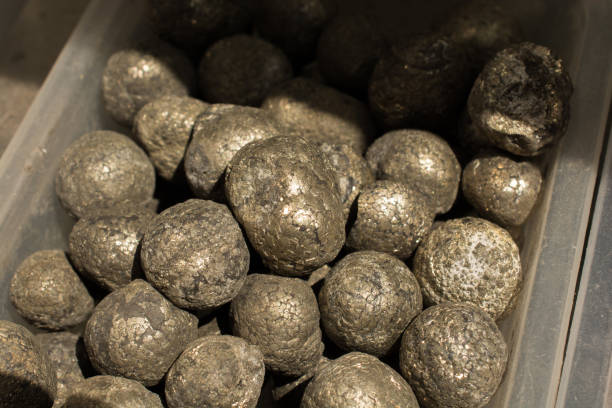 istock Pyrite Tumbled Stones gem stone as mineral rock 997960040