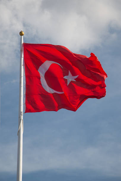 istock Turkish national flag hang in view in the open air 998014436