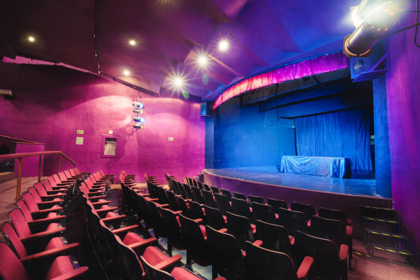 istock Theater stage seen from seats 998032718