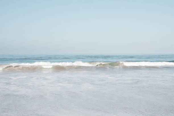 Summer beach in California stock photo