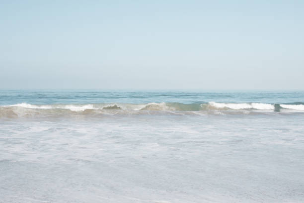 Summer beach in California stock photo