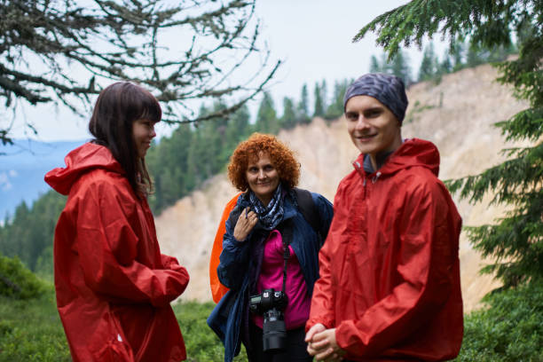 istock People hiking at the Rusty Pit, Romania 998078314
