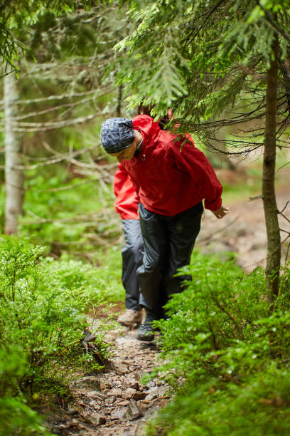 istock Young couple hiking in the highlands 998078356