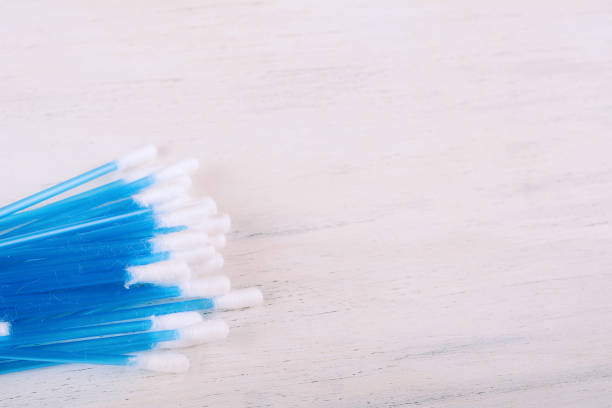 istock Close up view of stack of cotton buds 998079426