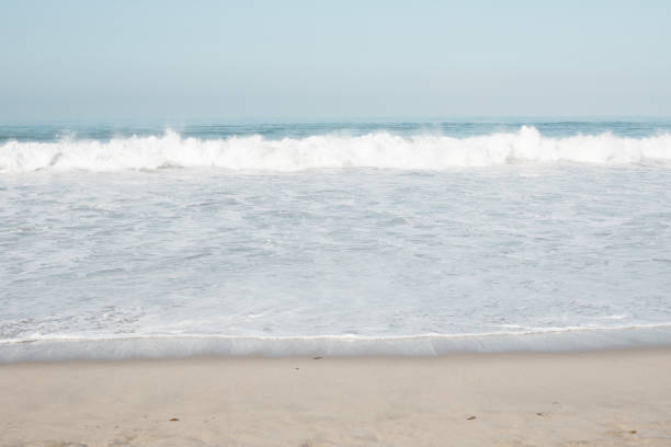 Summer beach in California stock photo