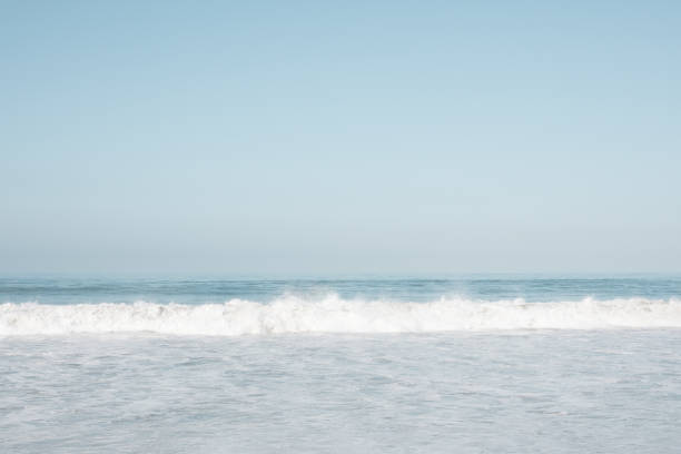 Summer beach in California stock photo