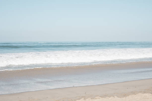 Summer beach in California stock photo