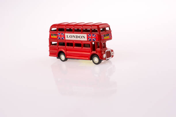istock Little model of Double decker bus 998094724