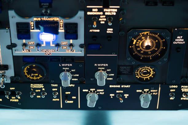 A view of the cockpit