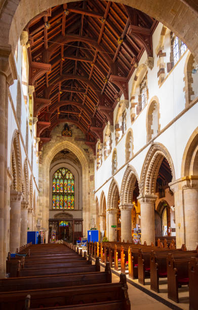 Wimborne Minster Church in Dorset England