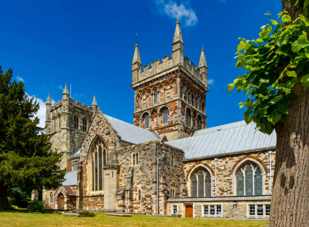 istock Wimborne Minster Church in Dorset England 998133516