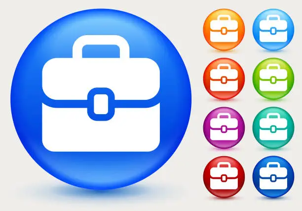 Vector illustration of Business Briefcase Icon