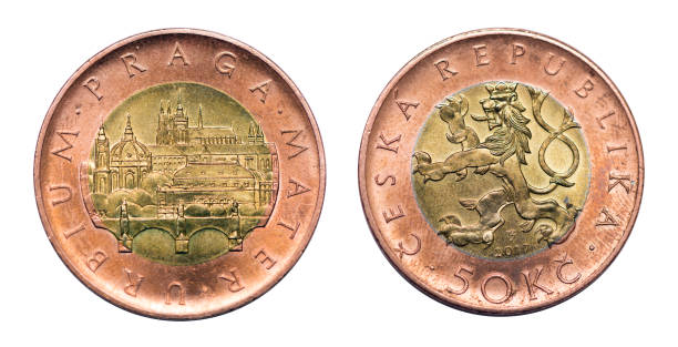 istock Coin 50 crown. 50 CZK. Czech Republic 998174548